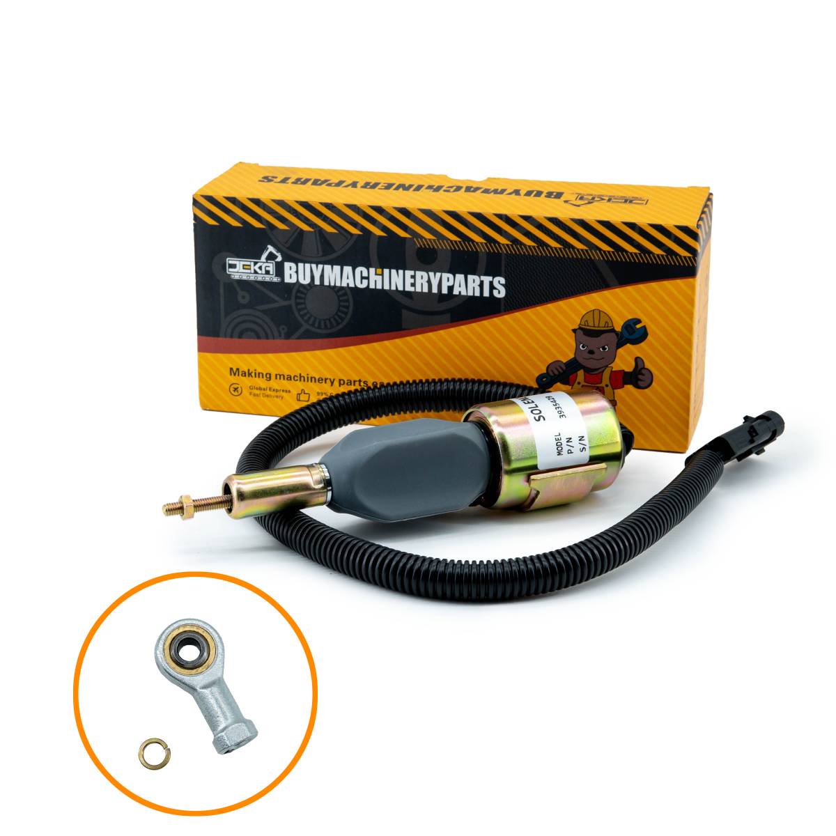 For Case IH Loader 1840 1845C 60XT 70XT 75XT 85XT 90XT 95XT Fuel Shutoff Solenoid