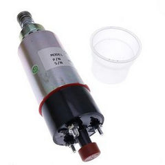 For Caterpillar CAT 3114 3116 3126 Engine 446B Backhoe Loader CB-634D Vibratory Compactor 12V Stop Solenoid 155-4651 8C-3664 - Buymachineryparts