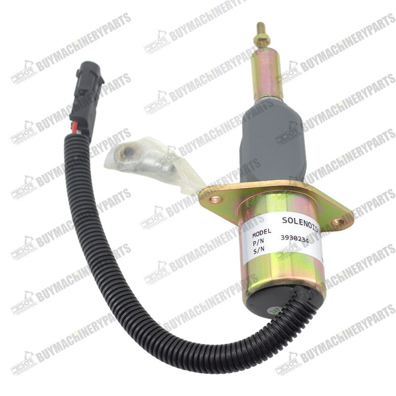 For Cummins 6CT 8.3L Komatsu Excavator PC350-7 24V Diesel Shut Off Solenoid 3930234 - Buymachineryparts