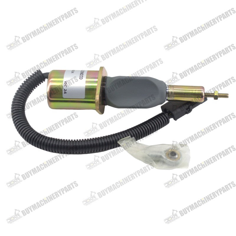 For Cummins 6CT 8.3L Komatsu Excavator PC350-7 24V Diesel Shut Off Solenoid 3930234 - Buymachineryparts