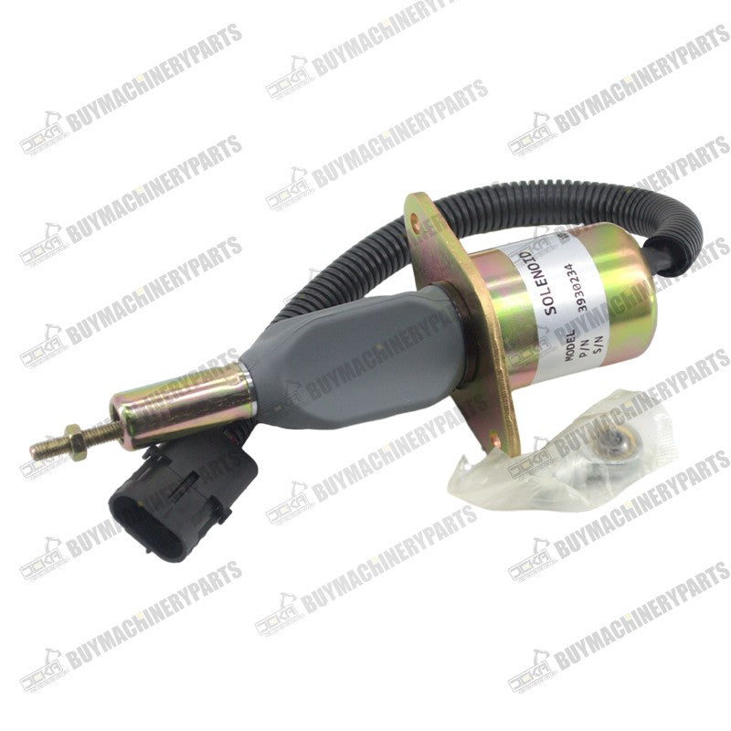 For Cummins 6CT 8.3L Komatsu Excavator PC350-7 24V Diesel Shut Off Solenoid 3930234 - Buymachineryparts