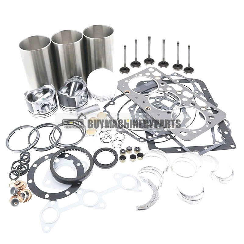 For Hitachi Excavator EX22 EX25 Isuzu Engine 3KR1 Overhaul Rebuild Kit ...
