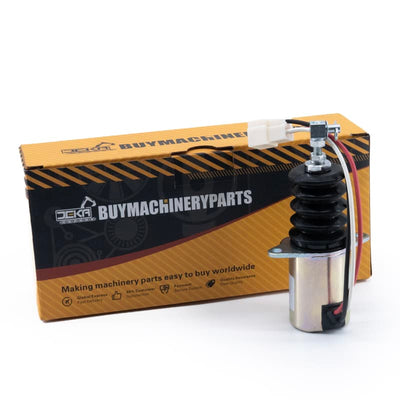 Para trator compacto John Deere 670 770 870 970 1070 Solenóide de desligamento de combustível AM882277 12V 