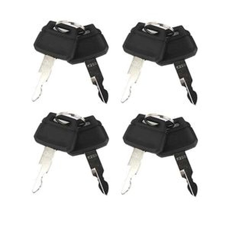 8-Piece Ignition Key Set K250 2420WL2420 for Kobelco/Case/New Holland Excavator