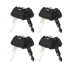 8-Piece Ignition Key Set K250 2420WL2420 for Kobelco/Case/New Holland Excavator