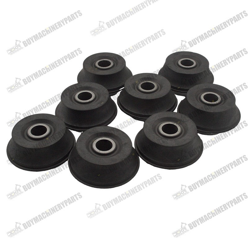 For Komatsu Bulldozer D31A-16 D31E-17 D31Q-16 D31P-16 D31S-16 Engine Mount Rubber Cushion 8PCs - Buymachineryparts