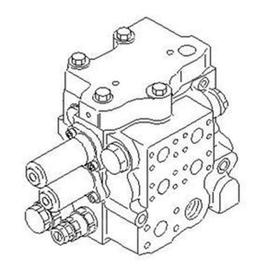 Control Valve 723-62-12100 for Komatsu S6D125E Bulldozer