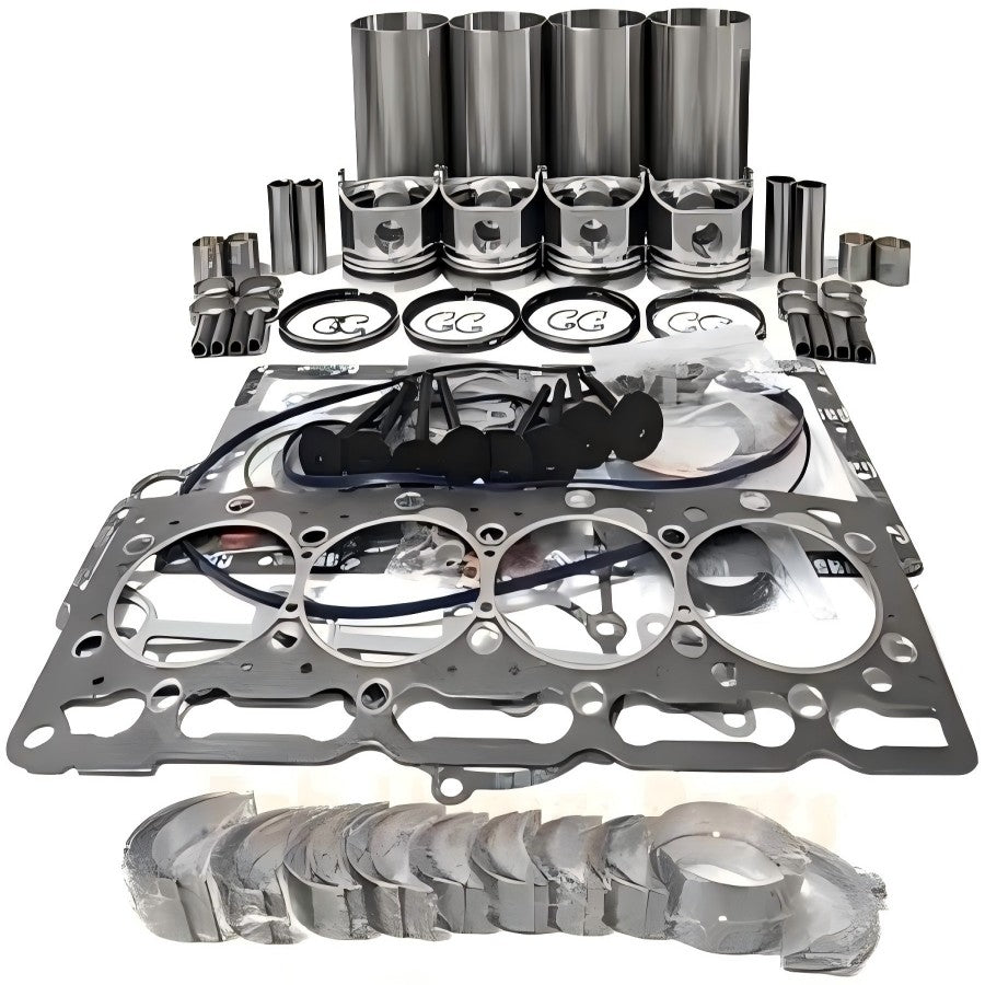 For Komatsu Skid Steer SK09J-2 Yanmar Engine 4TNE98 Komatsu Engine 4D98E Exhaust Valve 4 Units 1 Set