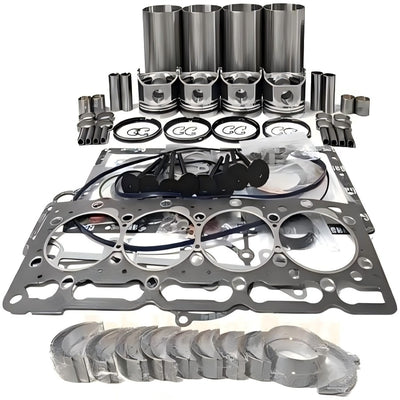 For Komatsu Skid Steer SK09J-2 Yanmar Engine 4TNE98 Komatsu Engine 4D98E Exhaust Valve 4 Units 1 Set