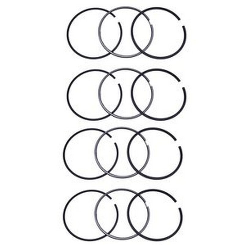 For Komatsu Skid Steer SK09J-2 Yanmar Engine 4TNE98 Komatsu Engine 4D98E Piston 4 Units 1 Set