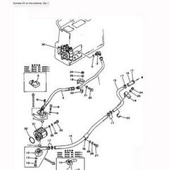 For Komatsu Wheel Loader WA40-1 Hydraulic Pump 705-11-28010 - Buymachineryparts