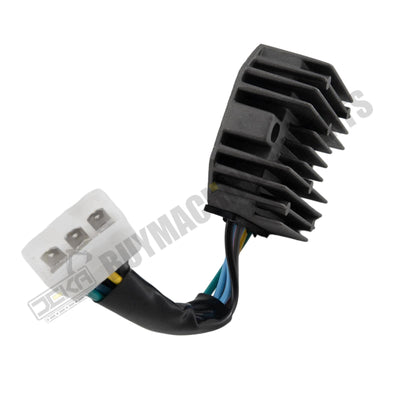 For Kubota Tractor M110 M5500 M5950 M6030 M6950 M7030 M7500 M7950 M8950 M9580 L2800 L3400 12V Voltage Rectifier Regulator 6 Wire 15351-64601