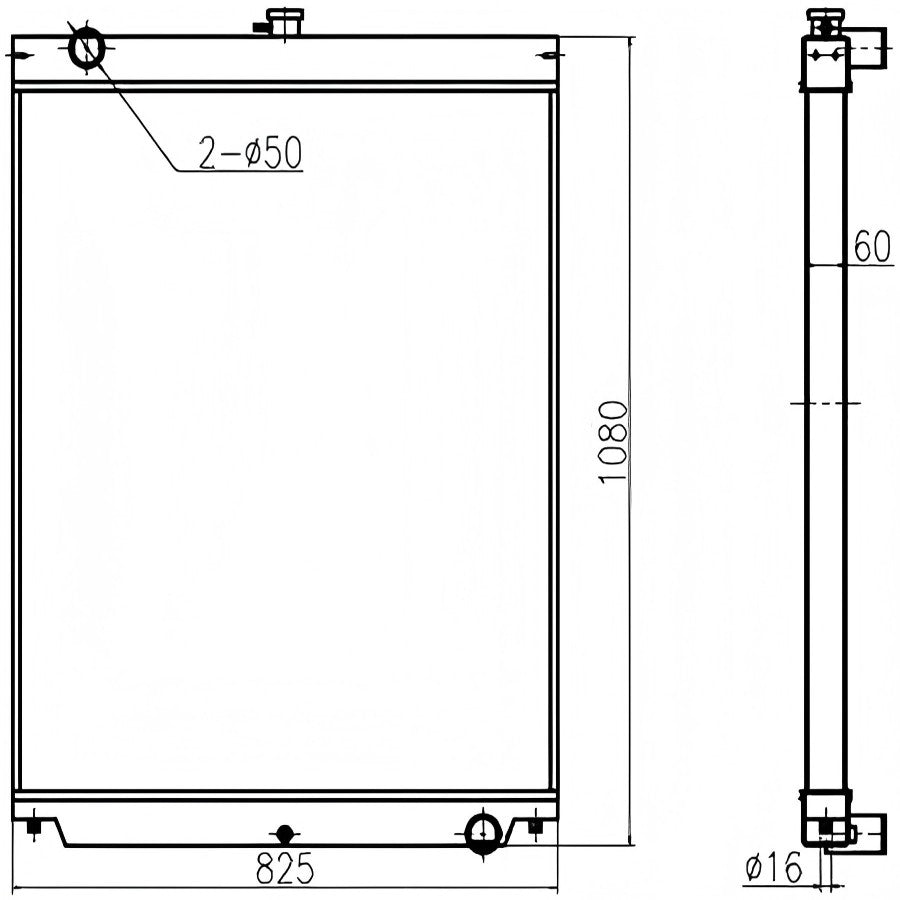 For Sany Excavator SY365C-8 Water Tank Radiator Core ASS'Y