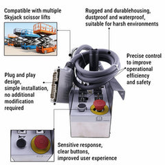 Caja de control completa 137798 y 166122 para plataforma elevadora de tijera SkyJack 6826RT 6832RT