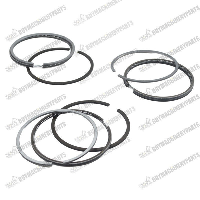 For Yanmar 3TNV84 Komatsu 3D84 Engine Piston Ring 3PCS YM129004-22500 - Buymachineryparts