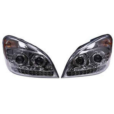LED Headlight Pair (Left & Right) for Freightliner Cascadia 2008-2018 A06-51907-006/007