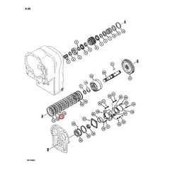 Friction Clutch D55252 A17920 for CASE Loader W10B W10C W10E W7 W7E W8B