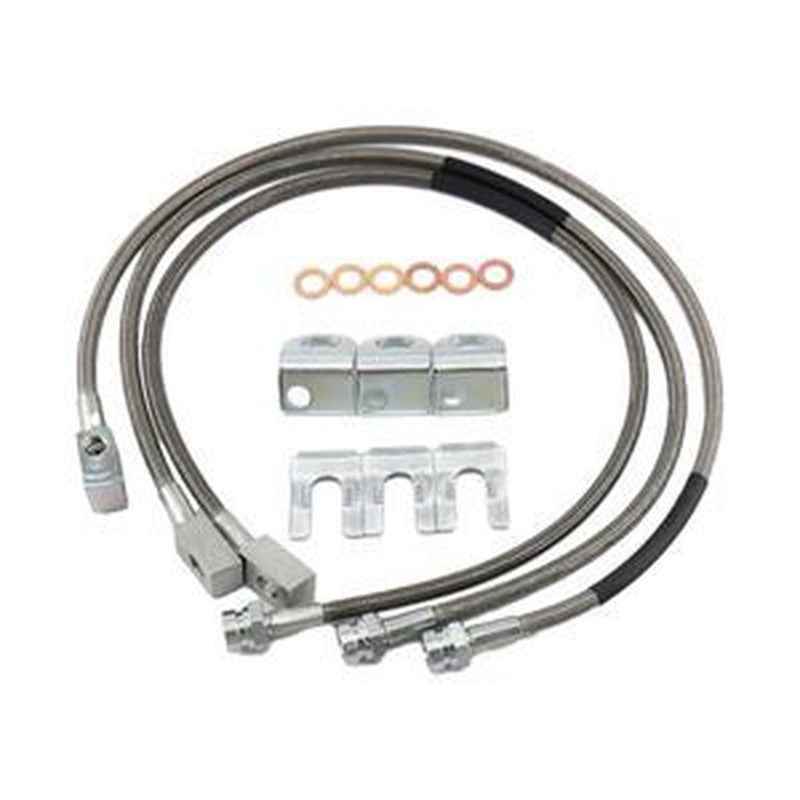 Extended Front/Rear Brake Line Hose Kit 89715 for Jeep Cherokee/Wrangler