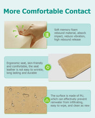 Cojines delanteros de repuesto para el asiento y respaldo del carrito de golf EZGO TXT, color beige