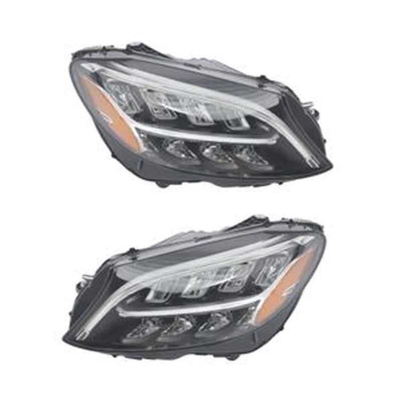 LED Headlight Pair 2059066104/2059066004 for Mercedes-Benz C300 C43