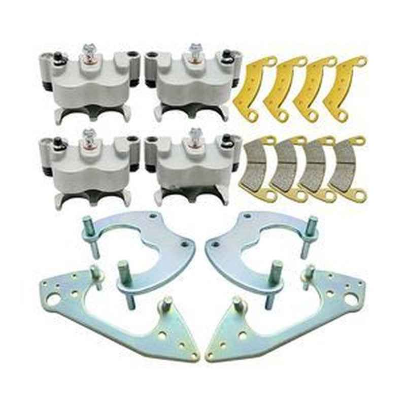 Front & Rear Brake Calipers w/ Pads 1912255/1912256/1912141 for Polaris RZR XP 1000 2015-2022