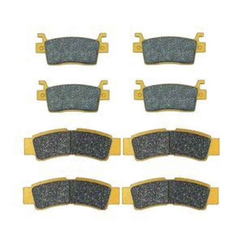 Front & Rear Ceramic Brake Pad Set 43082-0196/0197 for Kawasaki KRX 1000/KRX4 2020-2025