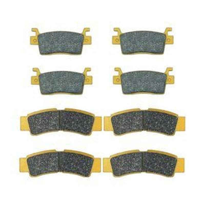 Front & Rear Ceramic Brake Pad Set 43082-0196/0197 for Kawasaki KRX 1000/KRX4 2020-2025