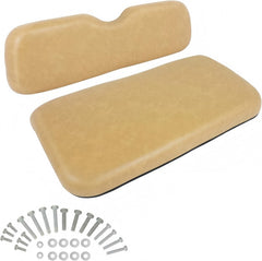 Cojines de repuesto para asientos delanteros de EZGO RXV, cojín para asiento de carrito de golf EZGO RXV, conjunto inferior del asiento delantero, exclusivo para asientos delanteros de carritos de golf, color beige, juego de 2 piezas
