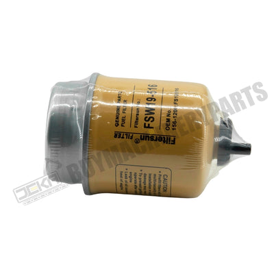 Fuel Filter 87801434 Secondary Fuel Water Separator with Drain Compatible with Ford 345D 445D 545D 3930 New Holland LS180 LX885 L865 LX985 Replace WIX WF10082 Fuel Filter