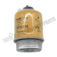 Fuel Filter 87801434 Secondary Fuel Water Separator with Drain Compatible with Ford 345D 445D 545D 3930 New Holland LS180 LX885 L865 LX985 Replace WIX WF10082 Fuel Filter