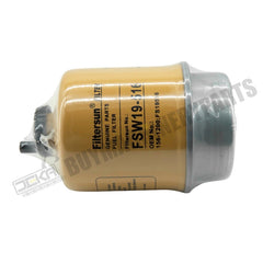 Fuel Filter 87801434 Secondary Fuel Water Separator with Drain Compatible with Ford 345D 445D 545D 3930 New Holland LS180 LX885 L865 LX985 Replace WIX WF10082 Fuel Filter