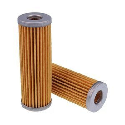 2-Piece Aftermarket Fuel Filter Baldwin PF872 Donaldson P502138 Fleetguard FF5104 FF5283 WIX 33389 for Excavator Tractor