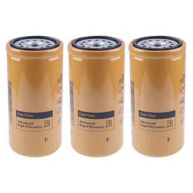 Fuel Filter for Caterpillar CAT 1R-0750, 1R-1712 - WIX, Baldwin, Donaldson, Fleetguard