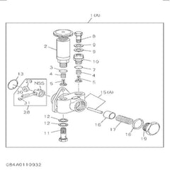 Fuel Hand Primer Pump 1157610061 for Hitachi Excavators EX100-3 EX100-5 buymachineryparts