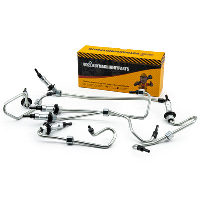 Fuel Injection Pipe Kit for Caterpillar CAT Engine C6.6 Excavator 320D M316D M318D Loader 924H 930H 938H