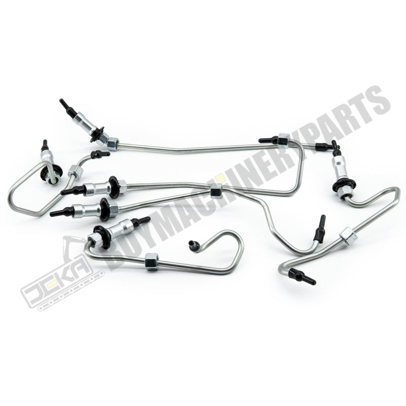 Fuel Injection Pipe Kit for Caterpillar CAT Engine C6.6 Excavator 320D M316D M318D Loader 924H 930H 938H buymachineryparts