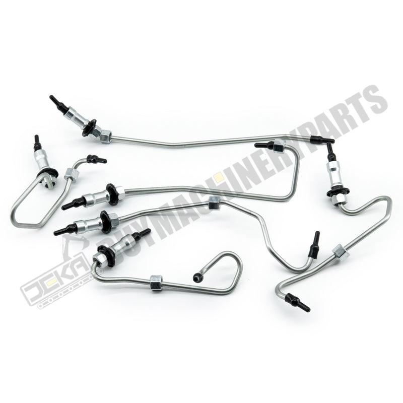 Fuel Injection Pipe Kit for Caterpillar CAT Engine C6.6 Excavator 320D M316D M318D Loader 924H 930H 938H buymachineryparts