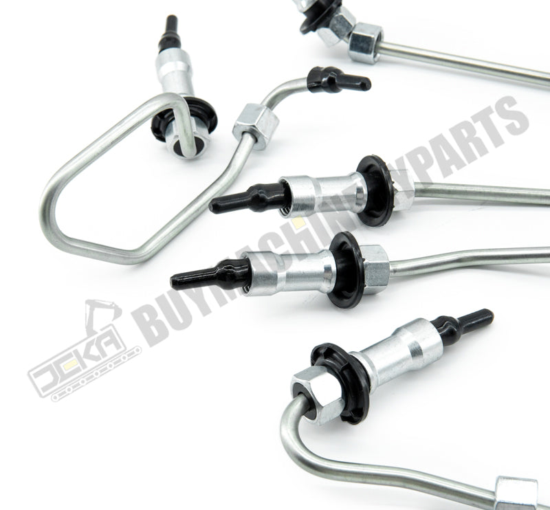 Fuel Injection Pipe Kit for Caterpillar CAT Engine C6.6 Excavator 320D M316D M318D Loader 924H 930H 938H buymachineryparts