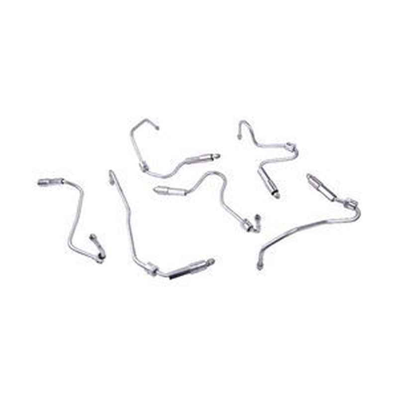 Fuel Injection Pipe Kit for Isuzu 6HK1 Engine - Hitachi JCB Excavator