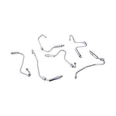 Fuel Injection Pipe Kit for Isuzu 6HK1 Engine - Hitachi JCB Excavator