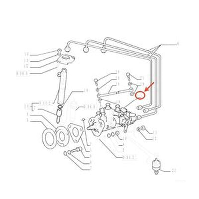 Fuel Injection Pump 504054473 for New Holland TT75 TT55 TD60D TT60A TD70D Tractor