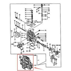 Fuel Injection Pump 729130-51450 for Yanmar 3TNE88-EAMM Engine