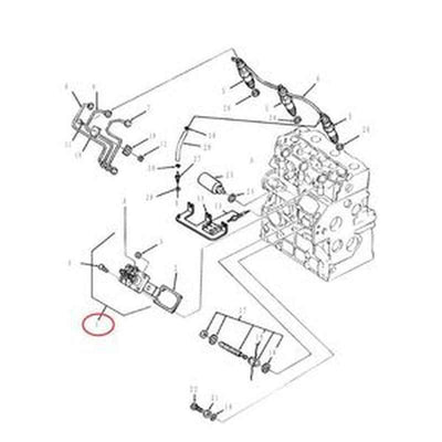 Fuel Injection Pump SBA131017770 for New Holland Tractors