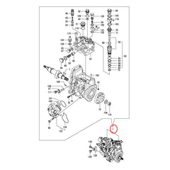 Original Fuel Injection Pump VV72923651320 for Yanmar Engine 3TNV88-BPYB Kobelco Excavator 30SR-5 35SR-5