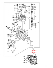 Fuel Injection Pump VV72923651320 for Yanmar Engine 3TNV88-BPYB CASE Excavator CX31B CX36B