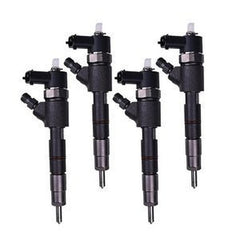4 Fuel Injectors 0445110610 0445110451 32K6100010 32K6100011 for Mitsubishi Engine D04EG