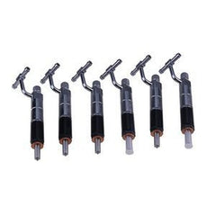 6 Fuel Injectors 107-3651 10R-7589 for Caterpillar CAT 3046 Engine Loader 933 933C Tractor D3C D4C