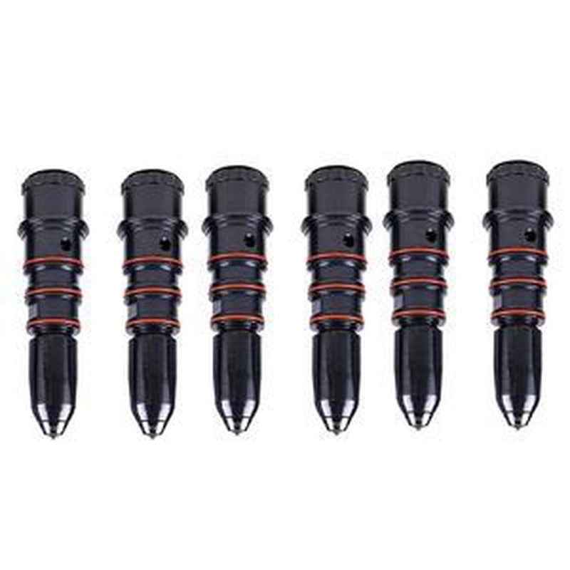 6-Piece Fuel Injector 3084398 for Cummins L10 Engine Volvo EC360/460 Excavator