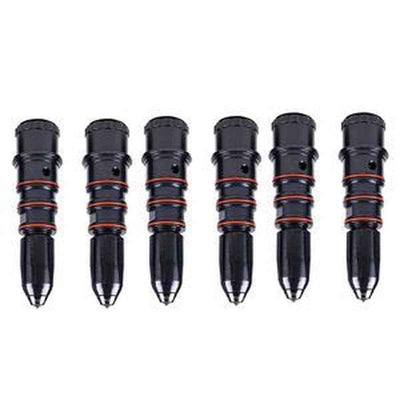 6-Piece Fuel Injector 3084398 for Cummins L10 Engine Volvo EC360/460 Excavator