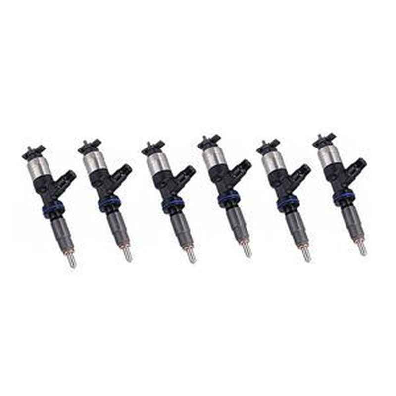 6 PCS Fuel Injectors 370-7280 3707280 for Caterpillar CAT Engines